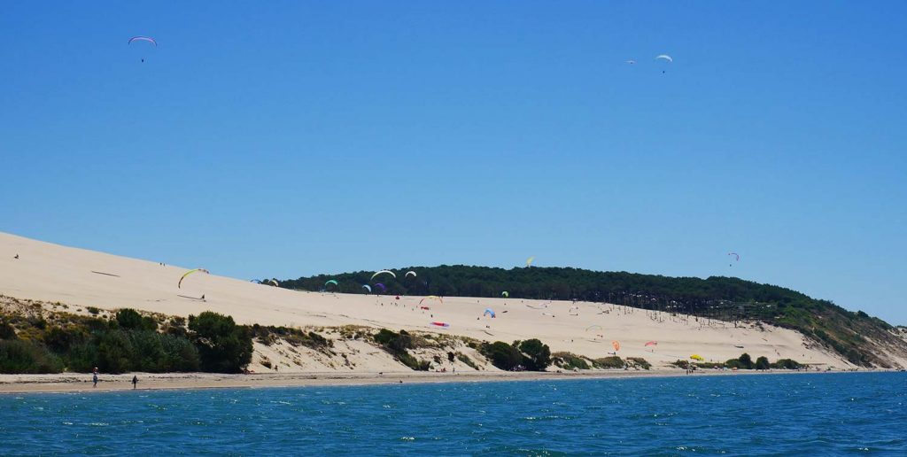 Paragliding at the Dune du Pilat _ Robinson Take-off and playground