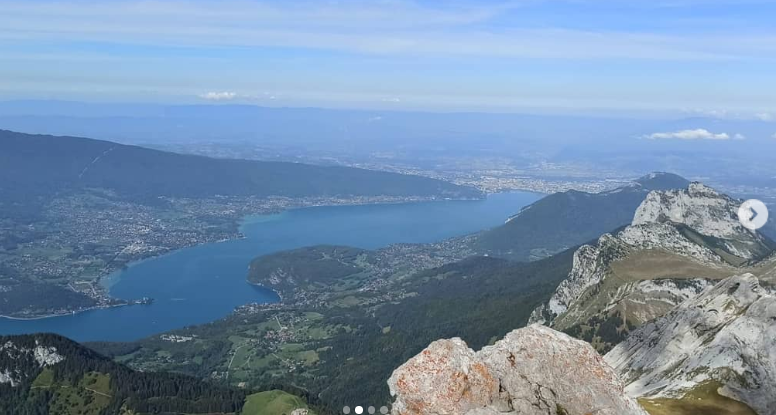 Vol rando Annecy : Vue depuis le sommet de la Tournette
